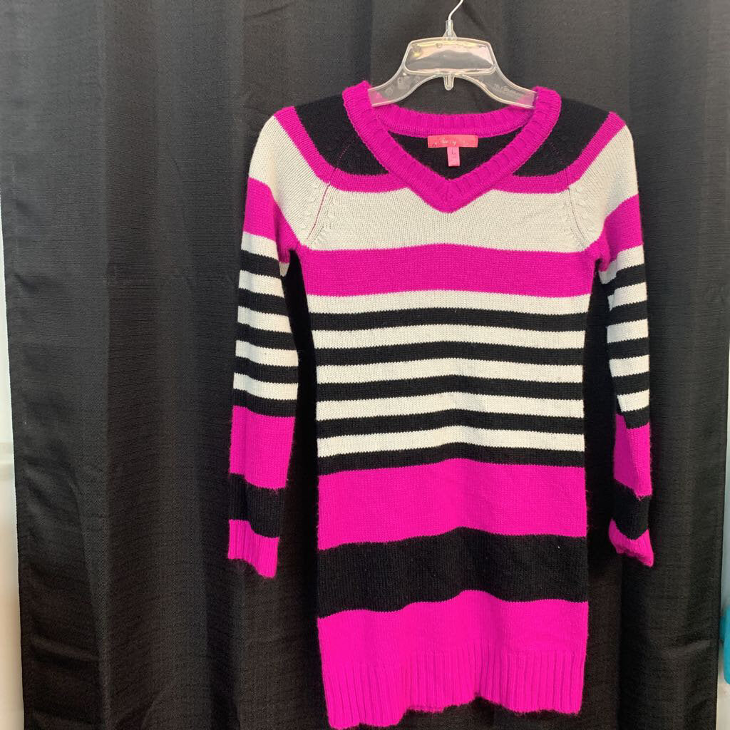 striped sweater tunic