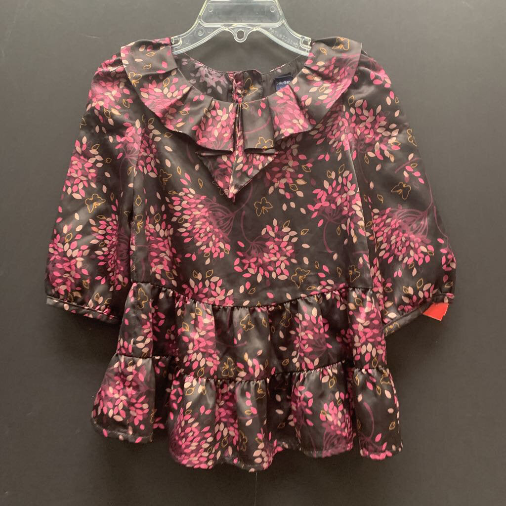 silk floral dress