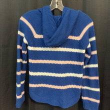 Load image into Gallery viewer, hooded striped sweater
