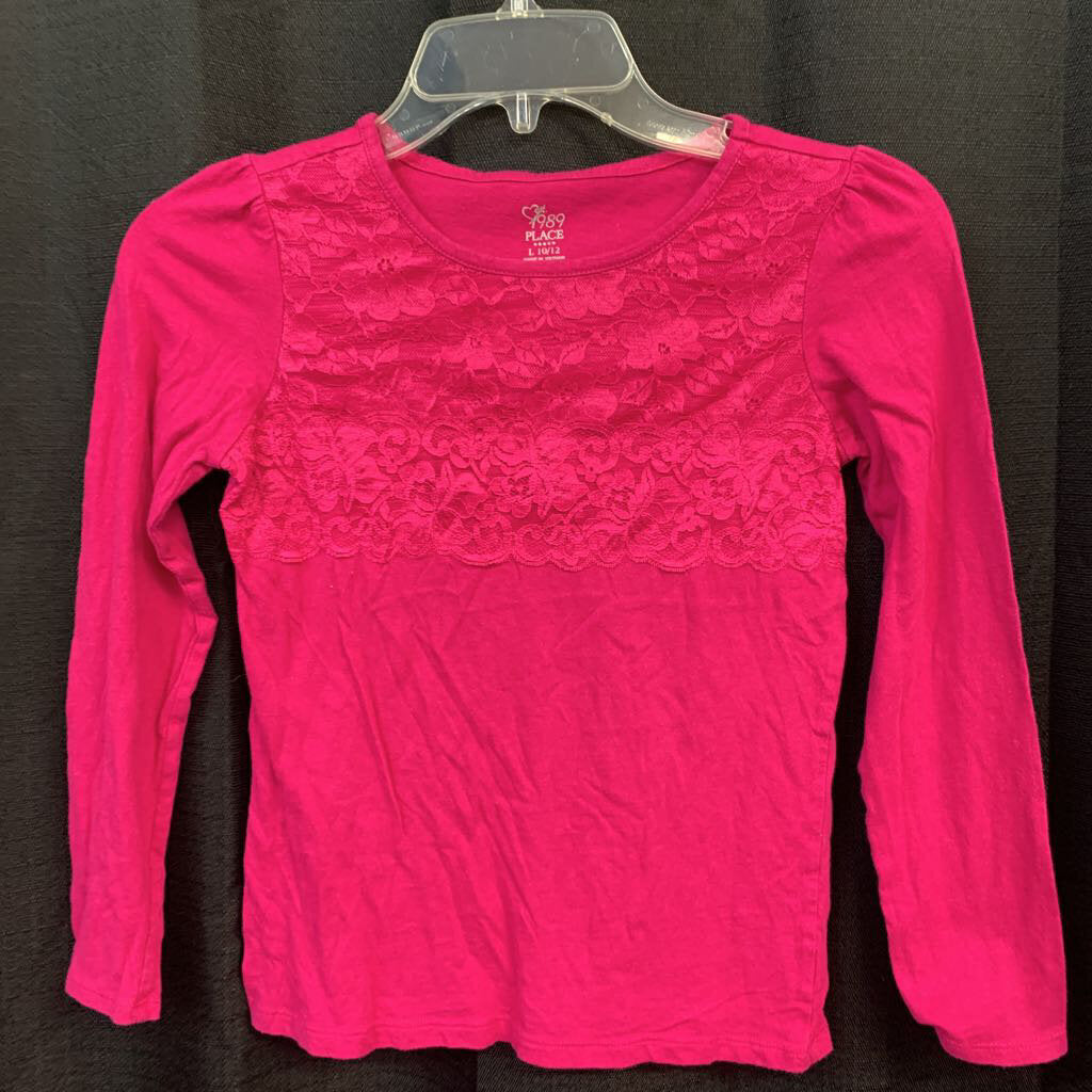 top w/ lace detail on front