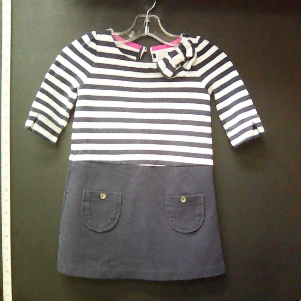 striped dress w/pockets