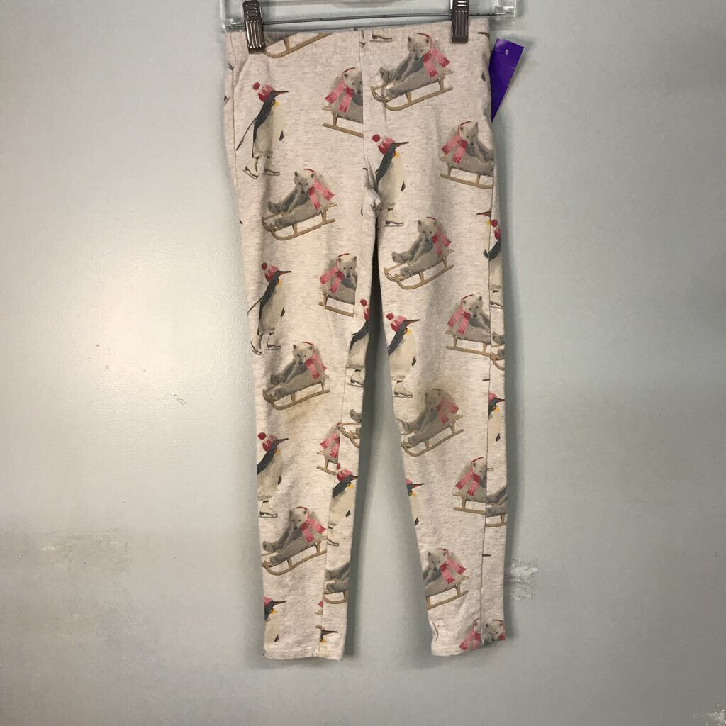 animal sledding leggings
