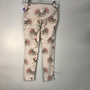 animal sledding leggings
