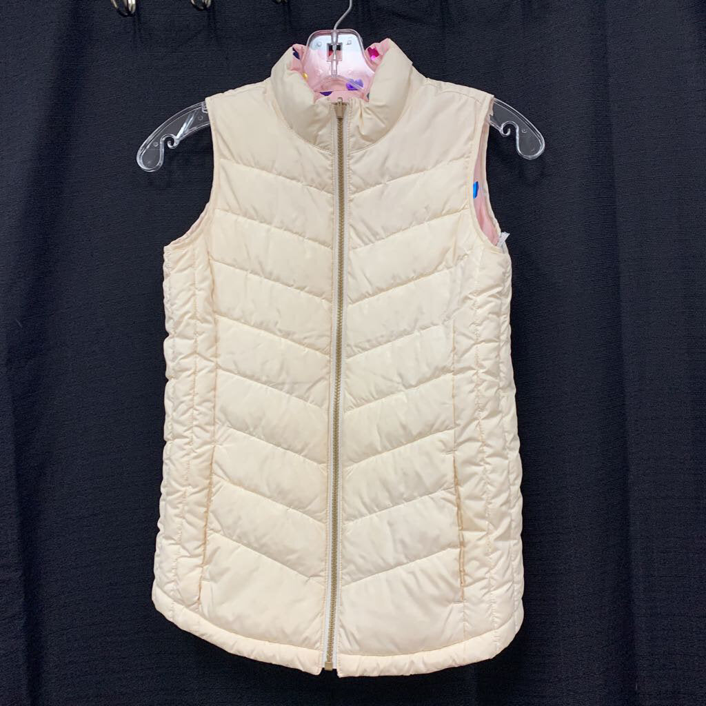 reversible heart vest jacket