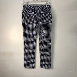 polka dots denim pants