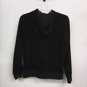 zip sequin sweatshirt