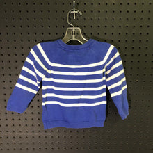 Load image into Gallery viewer, 3 buttons striped sweater

