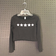 Load image into Gallery viewer, stars crop sweatshirt
