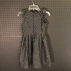 ruffle tier polka dot dress