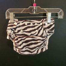 Load image into Gallery viewer, zebra print cloth diaper (Kawaii Green Baby)
