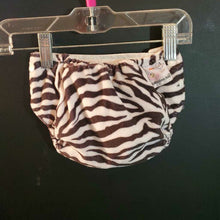 Load image into Gallery viewer, zebra print cloth diaper (Kawaii Green Baby)
