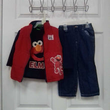 Load image into Gallery viewer, 3pc Elmo outfit w/vest
