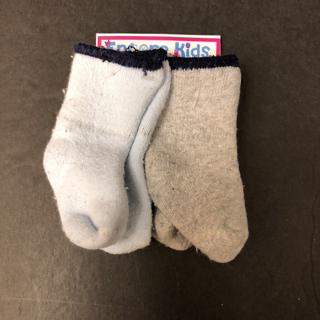 2pk newborn socks