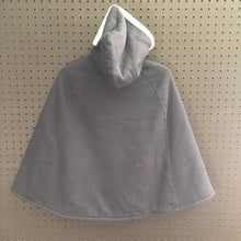 Load image into Gallery viewer, girls hooded fleece cape
