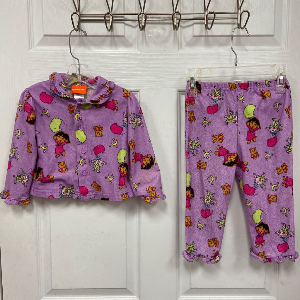 2pc Dora&Boots sleepwear