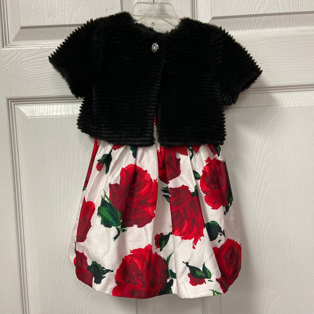 2pc flower dress