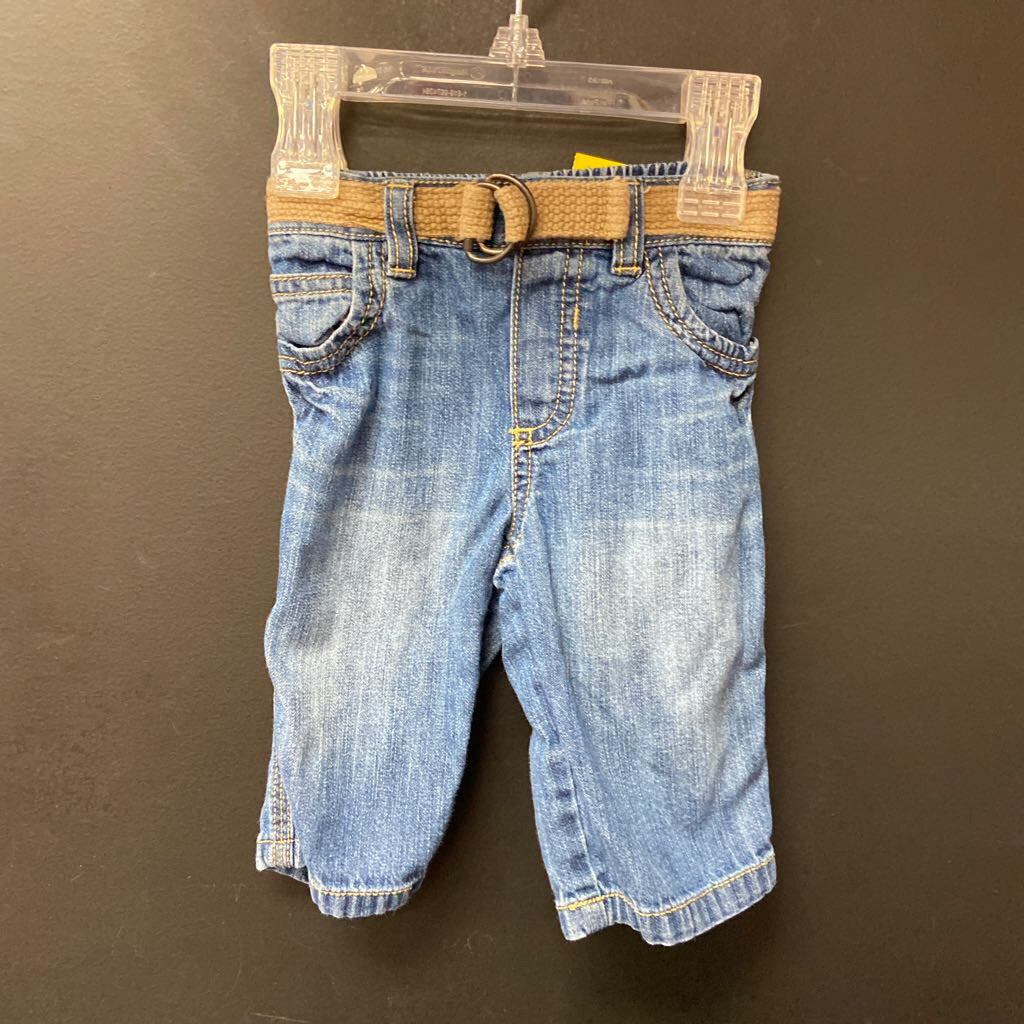 demin pants w/belt