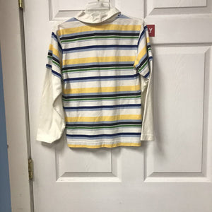 Striped polo shirt