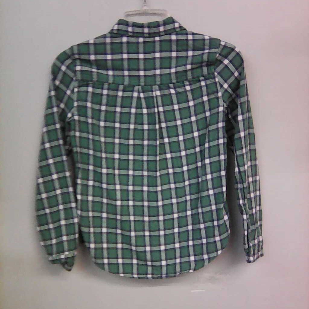 Checkered button top