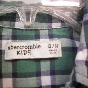Checkered button top