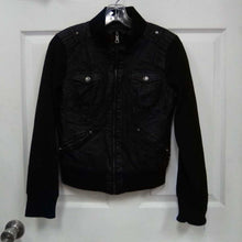 Load image into Gallery viewer, leather look winter jacket w/zipper
