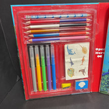 Load image into Gallery viewer, Draw and Color Sea Creatures -activity hardcover
