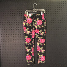 Load image into Gallery viewer, flower zipper leggings
