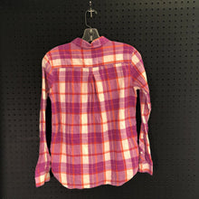 Load image into Gallery viewer, plaid button down top
