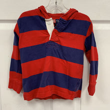 Load image into Gallery viewer, Striped shirt w/hood
