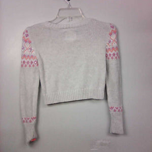 Patterned cropped sweater