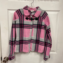 Load image into Gallery viewer, girls plaid button jacket
