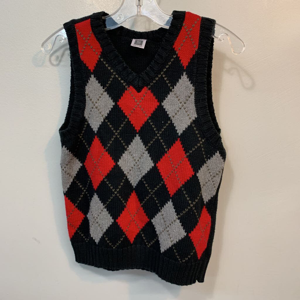 diamond sweater vest