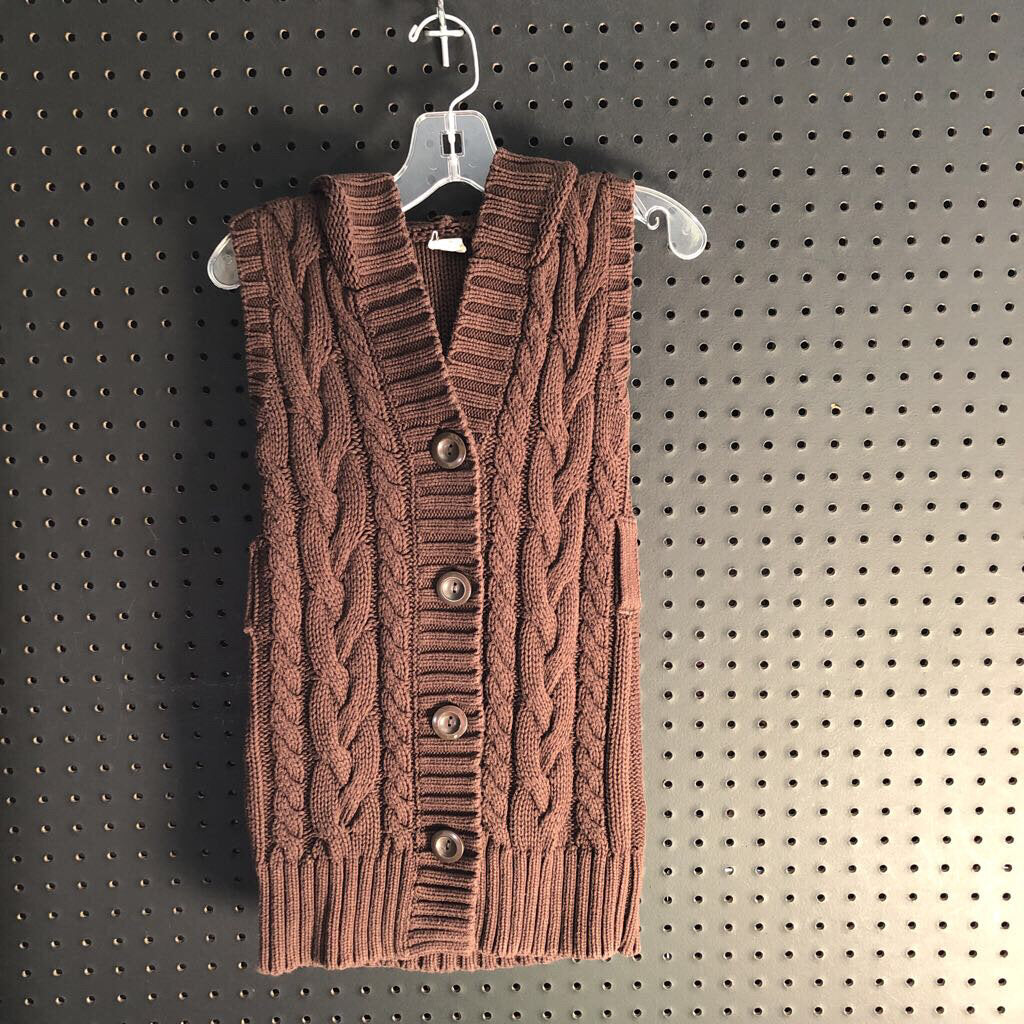 girls old navy brwn bttn-dwn swt-dress