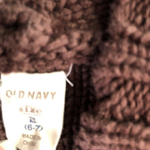 Load image into Gallery viewer, girls old navy brwn bttn-dwn swt-dress
