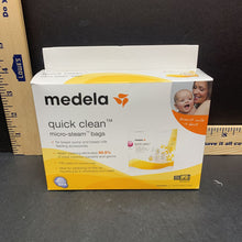 Load image into Gallery viewer, 3pk Quick Clean Micro-Steam Bags
