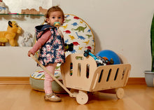Load image into Gallery viewer, Montessori Toy Storage: Eco-Friendly Nursery &amp; Playroom Chest
