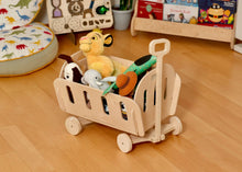 Load image into Gallery viewer, Montessori Toy Storage: Eco-Friendly Nursery &amp; Playroom Chest
