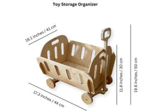Load image into Gallery viewer, Montessori Toy Storage: Eco-Friendly Nursery &amp; Playroom Chest
