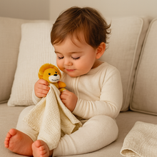 Load image into Gallery viewer, Me Lovey™ - Lion Lovey Security Blanket

