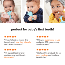 Load image into Gallery viewer, oogiebear 360° toothbrush - infant to toddler training toothbrush
