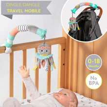 Load image into Gallery viewer, Dingle Dangle Baby Travel Mobile
