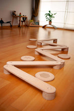 Load image into Gallery viewer, Montessori Balance Beam and Stepping Stones Set
