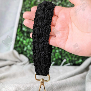 Handmade Cotton Keychain Wristlet