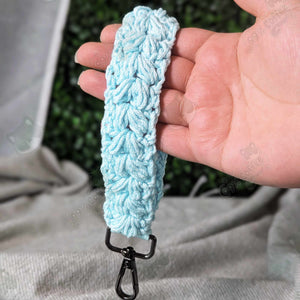 Handmade Cotton Keychain Wristlet