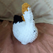 Load image into Gallery viewer, Chubby Calico Loaf Cat Plushie
