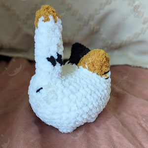Chubby Calico Loaf Cat Plushie