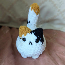 Load image into Gallery viewer, Chubby Calico Loaf Cat Plushie
