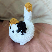 Load image into Gallery viewer, Chubby Calico Loaf Cat Plushie
