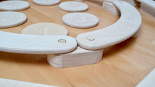 Load image into Gallery viewer, Circular Wooden Balance Beam Set | Montessori
