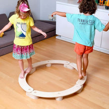 Load image into Gallery viewer, Circular Wooden Balance Beam Set | Montessori
